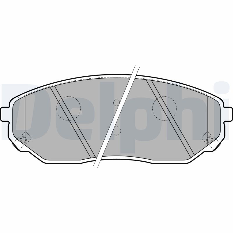 Set placute frana DELPHI LP1849