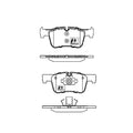 Set placute frana MOTAQUIP LVXL1729