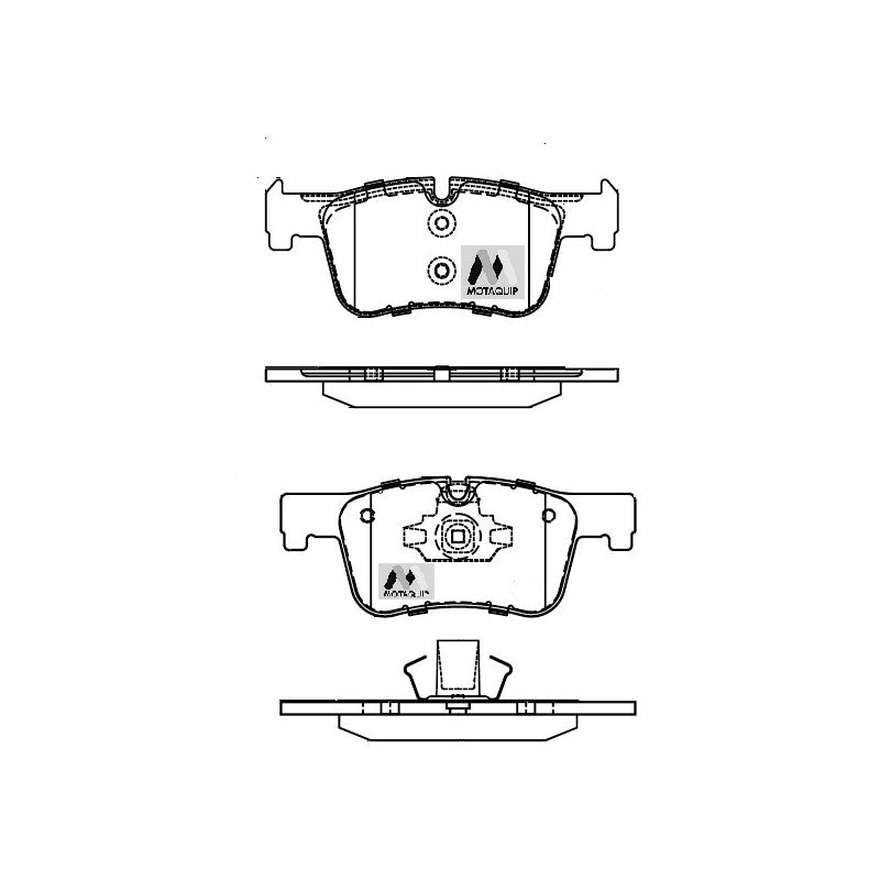 Set placute frana MOTAQUIP LVXL1729
