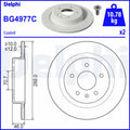 Disc frana DELPHI BG4977C