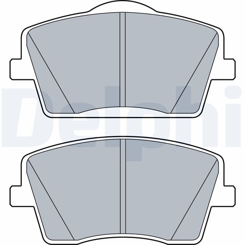 Set placute frana DELPHI LP3515
