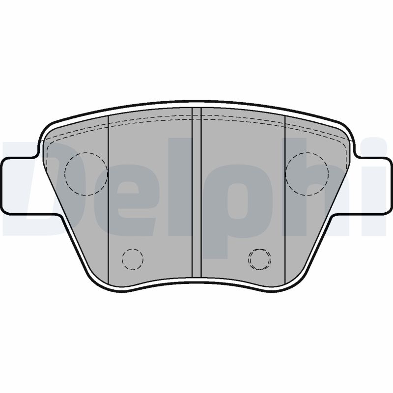 Set placute frana DELPHI LP2178
