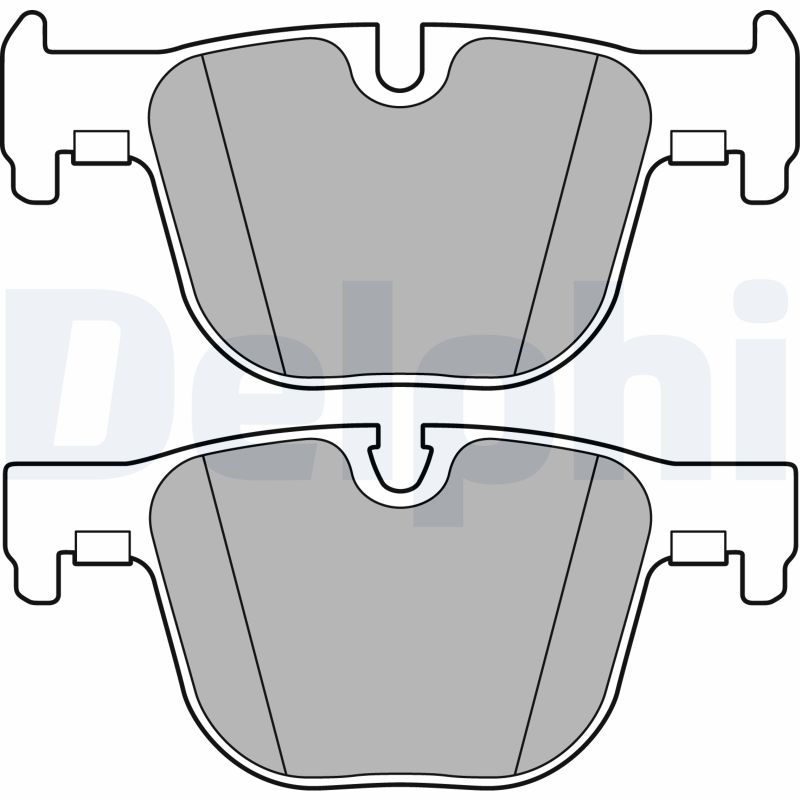 Set placute frana DELPHI LP2494
