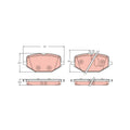 Set placute frana TRW GDB2372