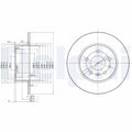 Disc frana DELPHI BG3274