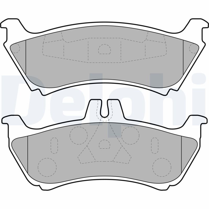 Set placute frana DELPHI LP1692