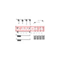 Kit accesorii saboti frana KAMOKA 1070030