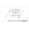 Set placute frana Dr!ve+ DP1010.10.0849