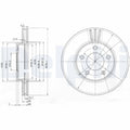 Disc frana DELPHI BG3792