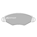 Set placute frana MOTAQUIP LVXL276