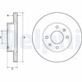 Disc frana DELPHI BG3935C