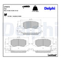 Set placute frana DELPHI LP3975