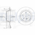 Disc frana DELPHI BG3757