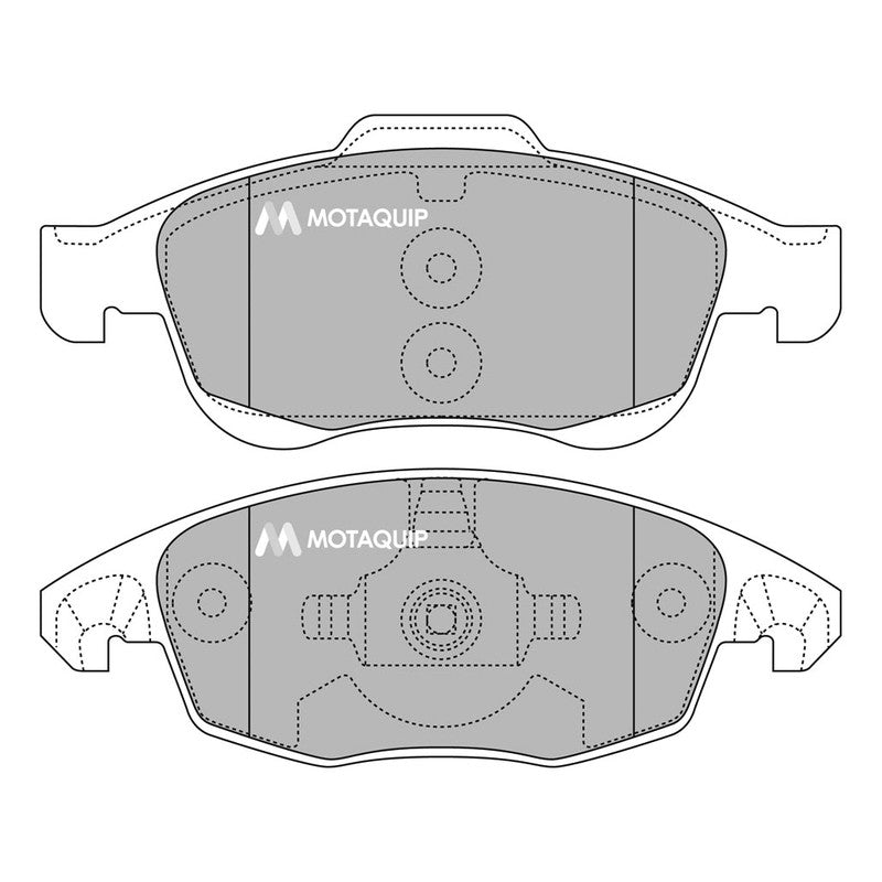 Set placute frana MOTAQUIP LVXL1372