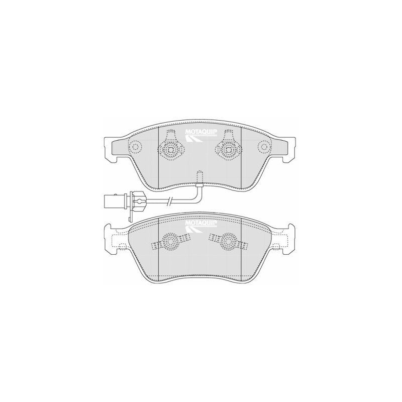 Set placute frana MOTAQUIP LVXL1263