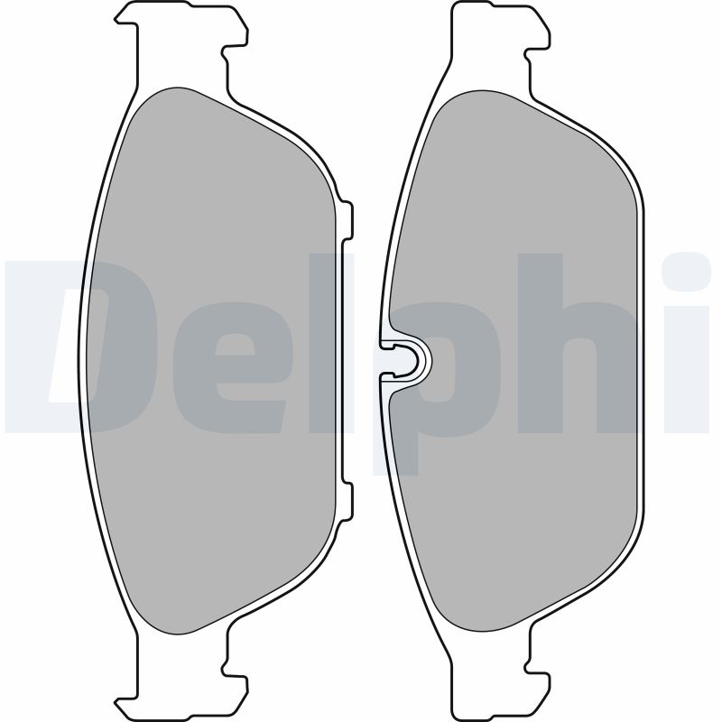 Set placute frana DELPHI LP2238