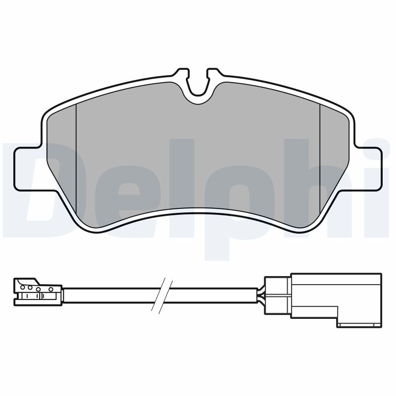 Set placute frana DELPHI LP3619