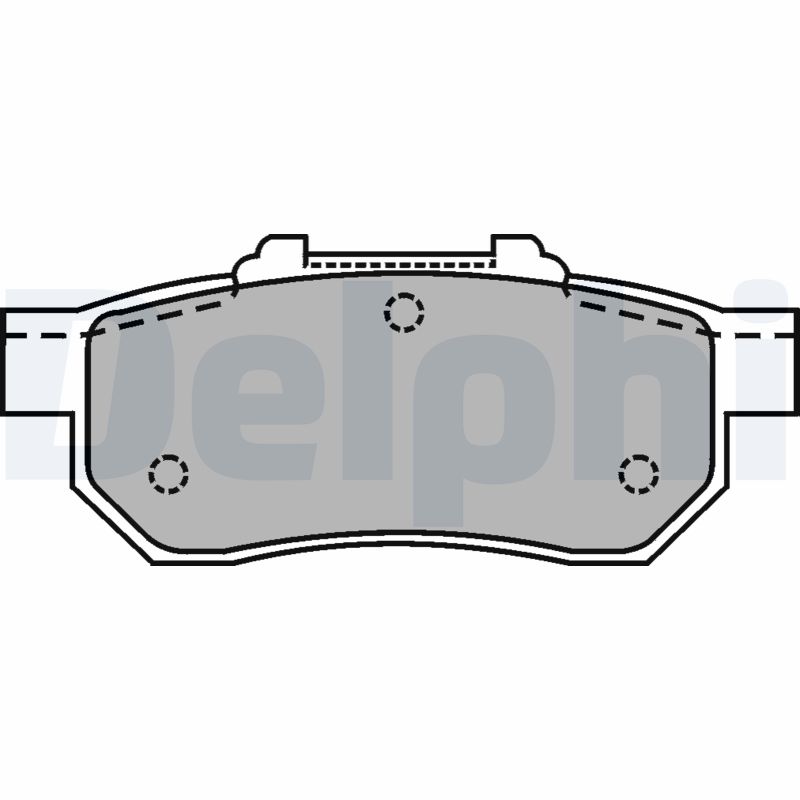 Set placute frana DELPHI LP1456