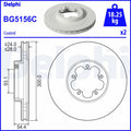 Disc frana DELPHI BG5156C