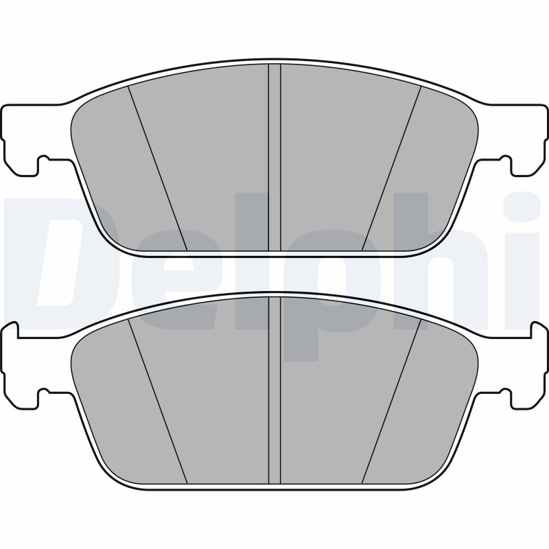Set placute frana DELPHI LP2495