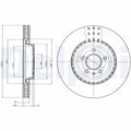 Disc frana DELPHI BG9110C