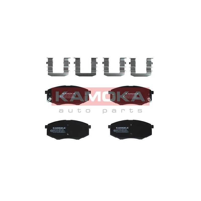 Set placute frana KAMOKA JQ101301