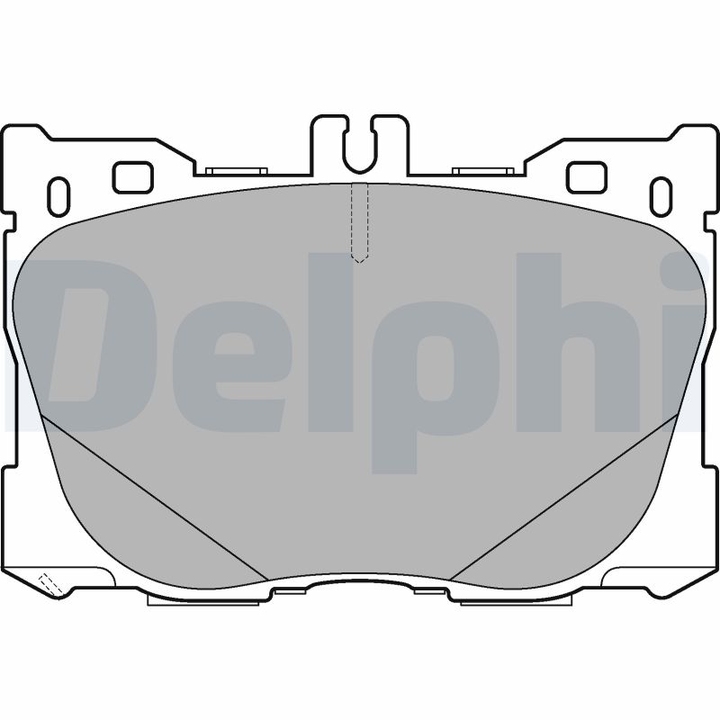 Set placute frana DELPHI LP3276