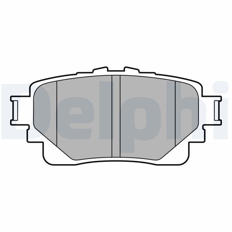 Set placute frana de mana DELPHI LP3599