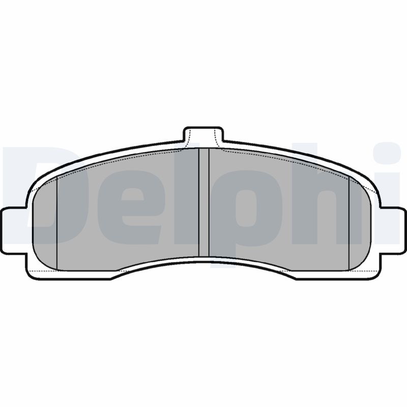 Set placute frana DELPHI LP779