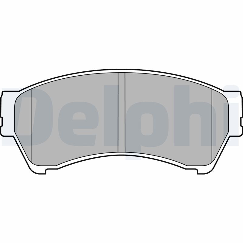 Set placute frana DELPHI LP2111