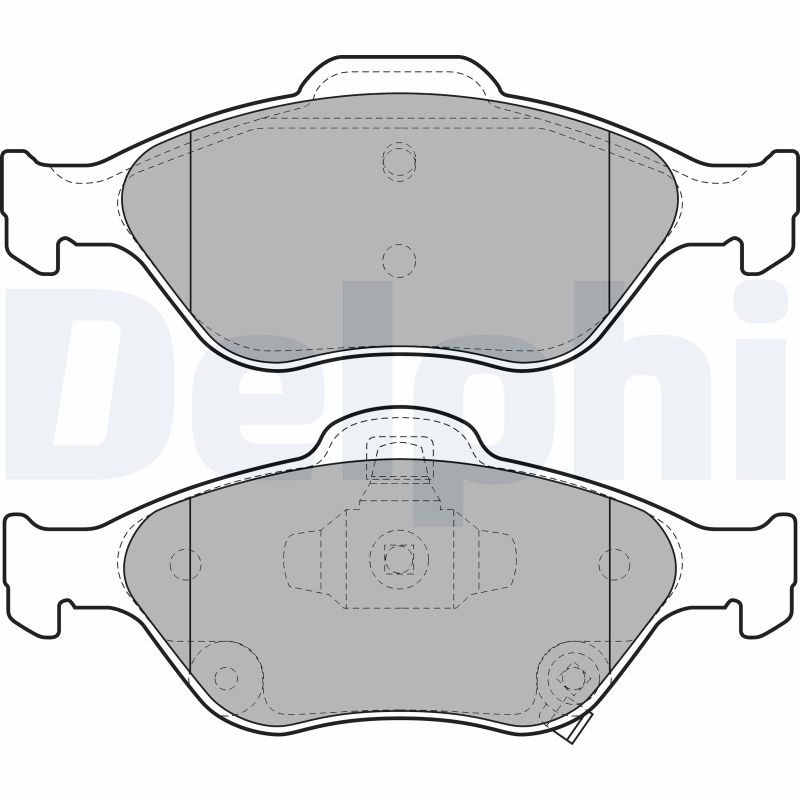 Set placute frana DELPHI LP2005