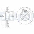 Disc frana DELPHI BG2745