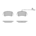 Set placute frana MOTAQUIP LVXL1638