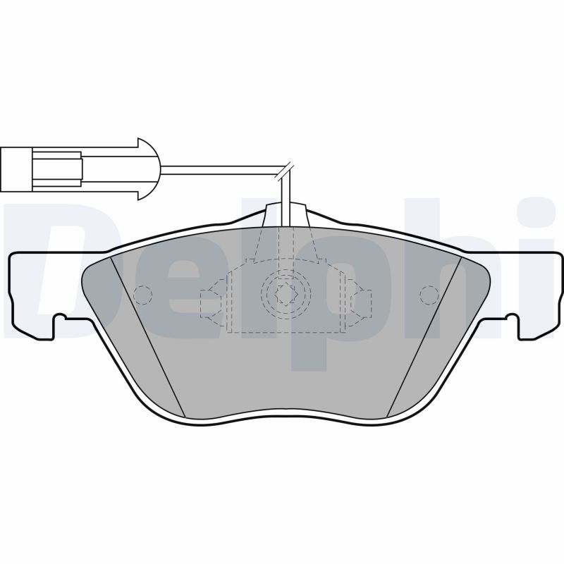 Set placute frana DELPHI LP1686