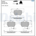 Set placute frana DELPHI LP1672