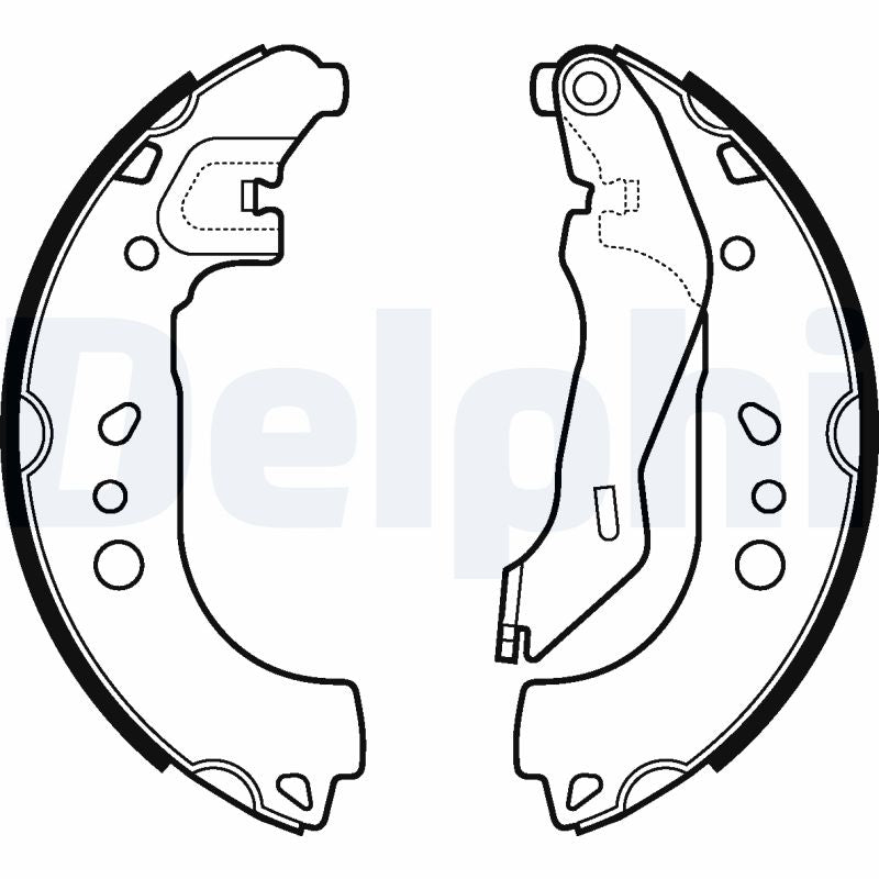 Set saboti frana de mana DELPHI LS2107
