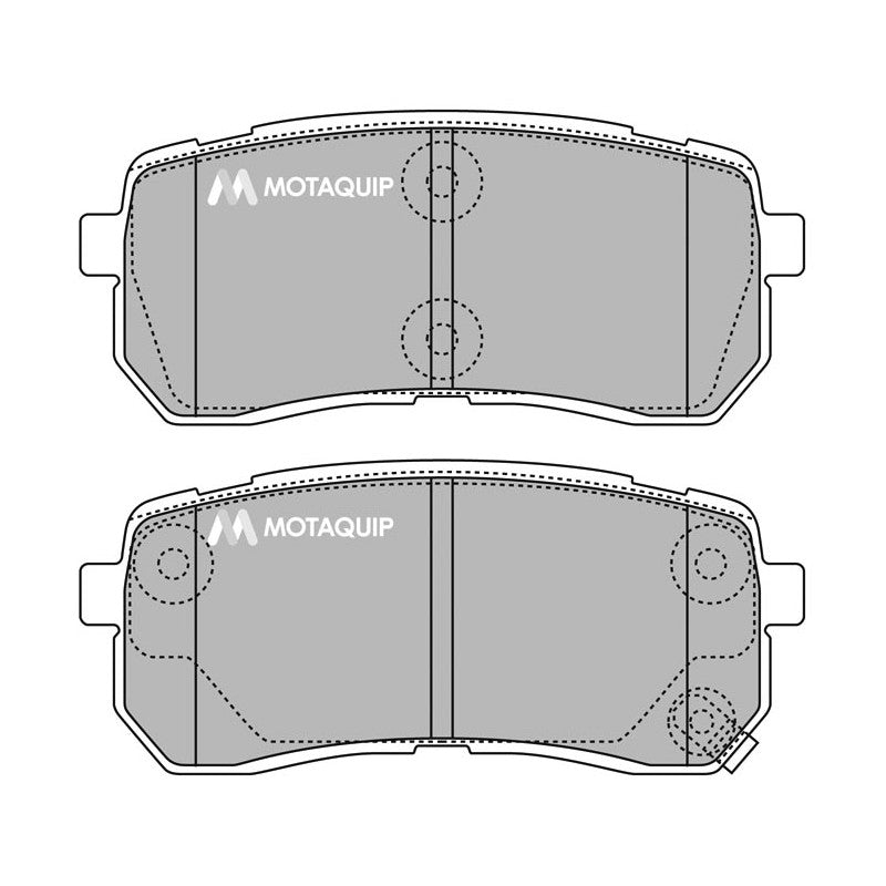 Set placute frana MOTAQUIP LVXL1421