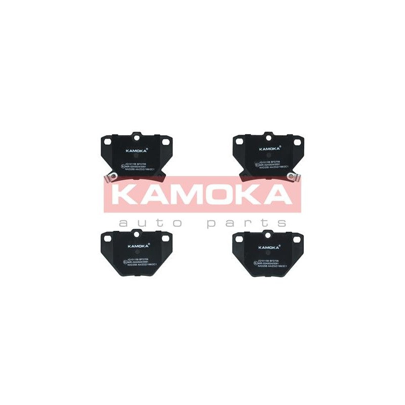Set placute frana KAMOKA JQ101158