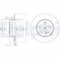 Disc frana DELPHI BG3239C