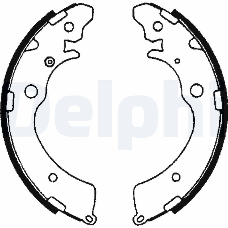 Set saboti frana DELPHI LS1641
