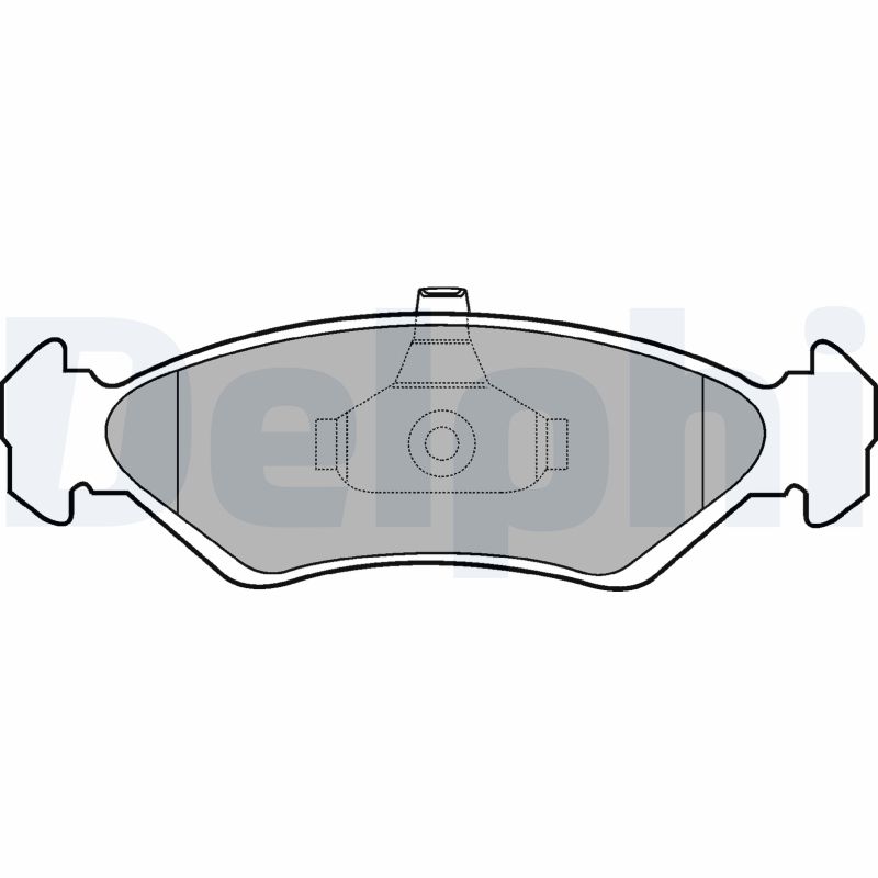 Set placute frana DELPHI LP1603
