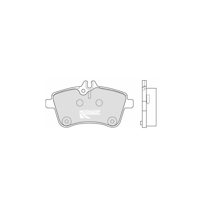 Set placute frana MOTAQUIP LVXL1267