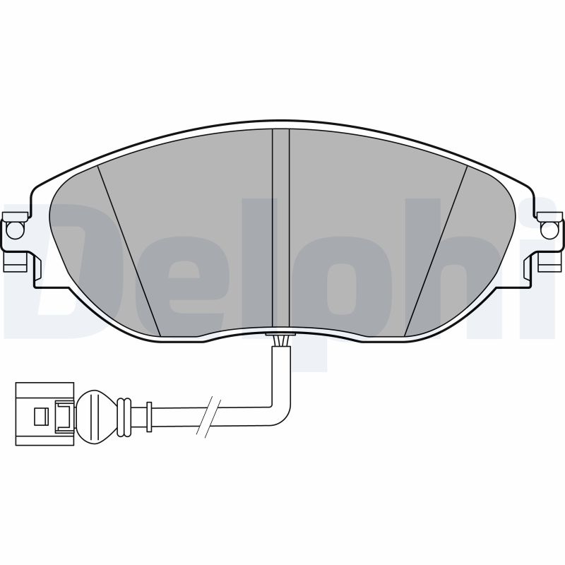 Set placute frana DELPHI LP3389