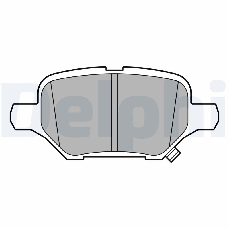 Set placute frana DELPHI LP3611