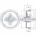 Tambur frana DELPHI BF310
