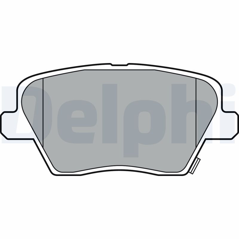 Set placute frana de mana DELPHI LP3386