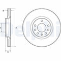Disc frana DELPHI BG3770C