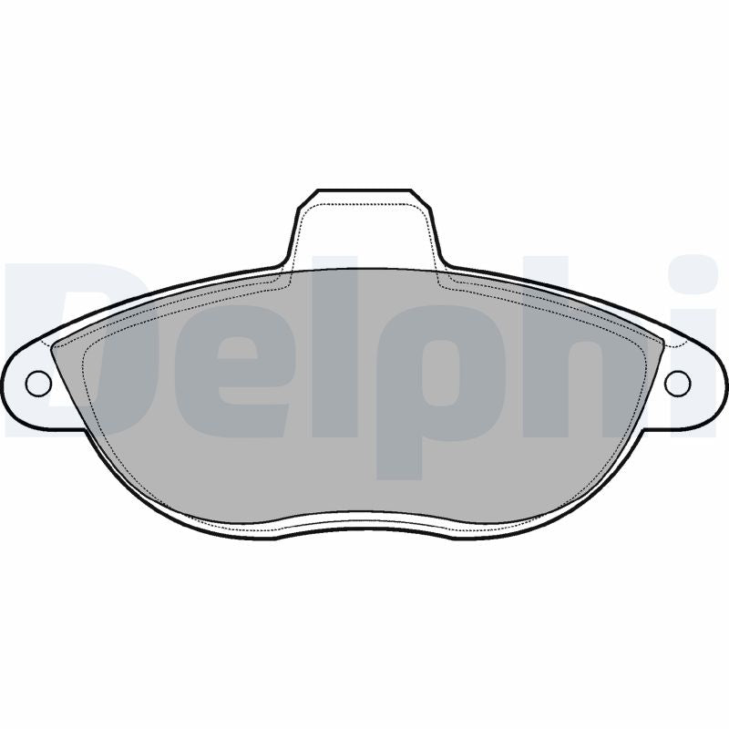 Set placute frana DELPHI LP1592