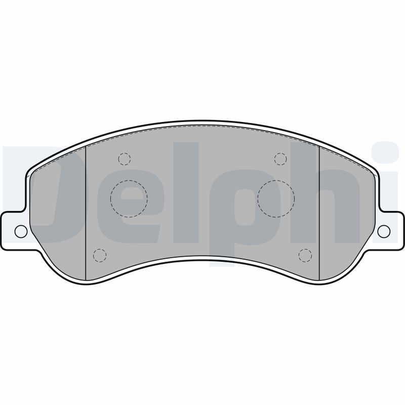 Set placute frana DELPHI LP2257