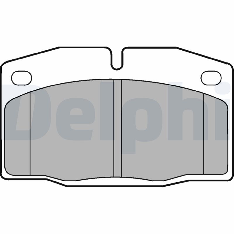 Set placute frana DELPHI LP415